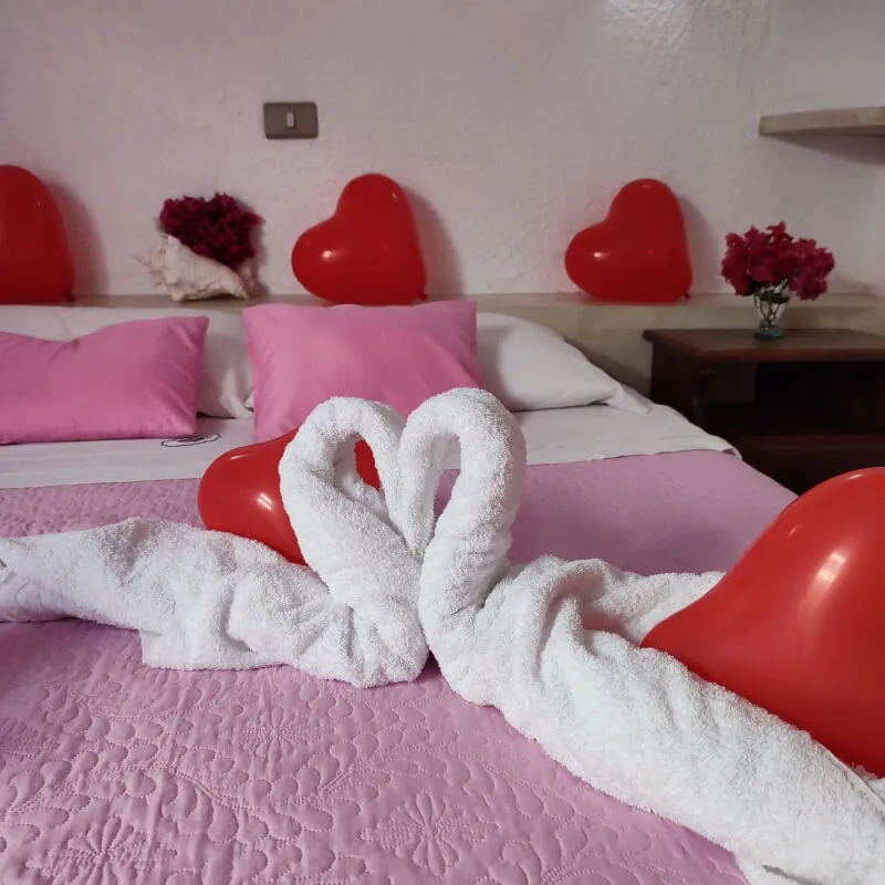 Guest room at Posada Macondo
