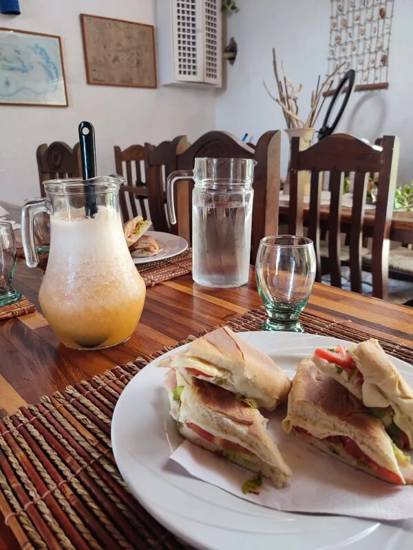 Dining area at Posada Macondo