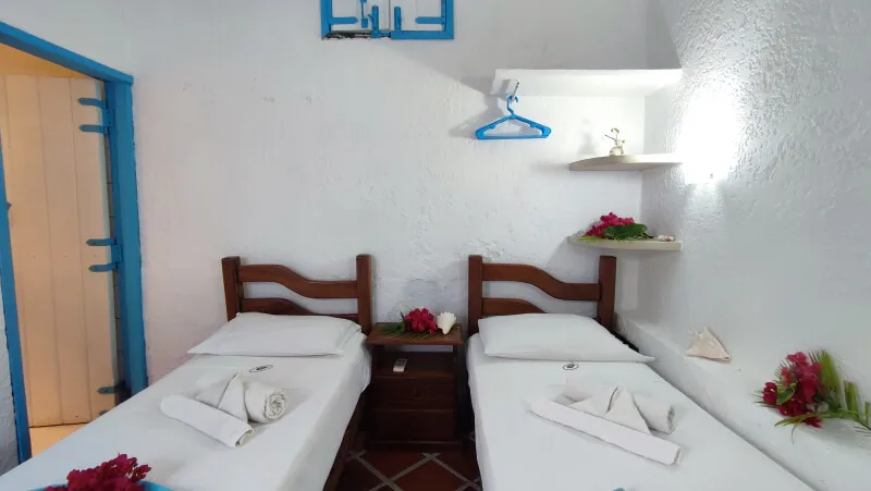 Guest room at Posada Macondo