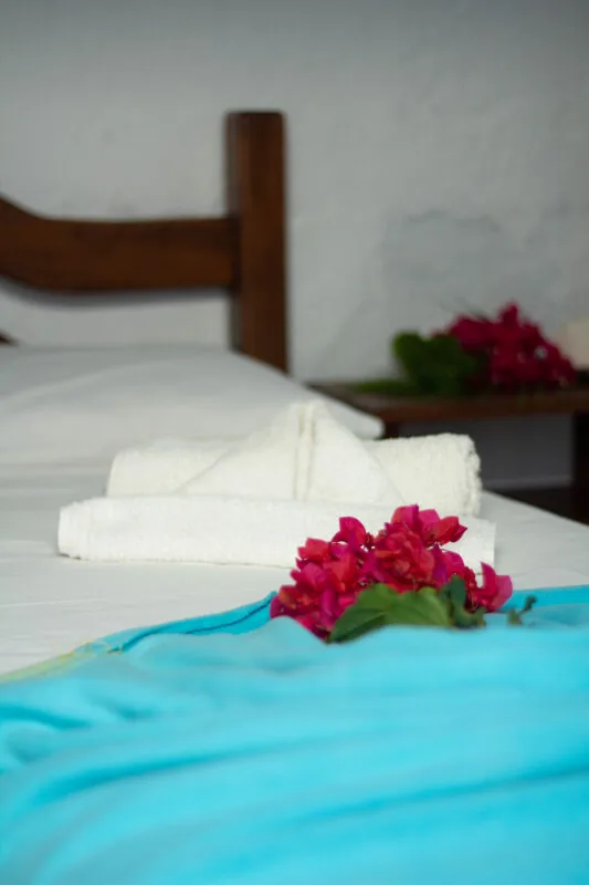 Guest room at Posada Macondo