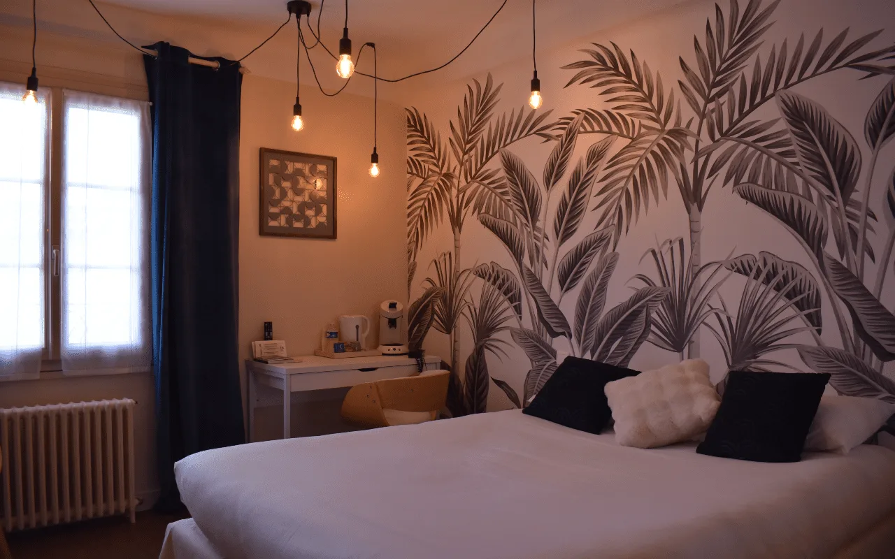 Habitación estándar del lado del pueblo con cama doble o dos camas individuales