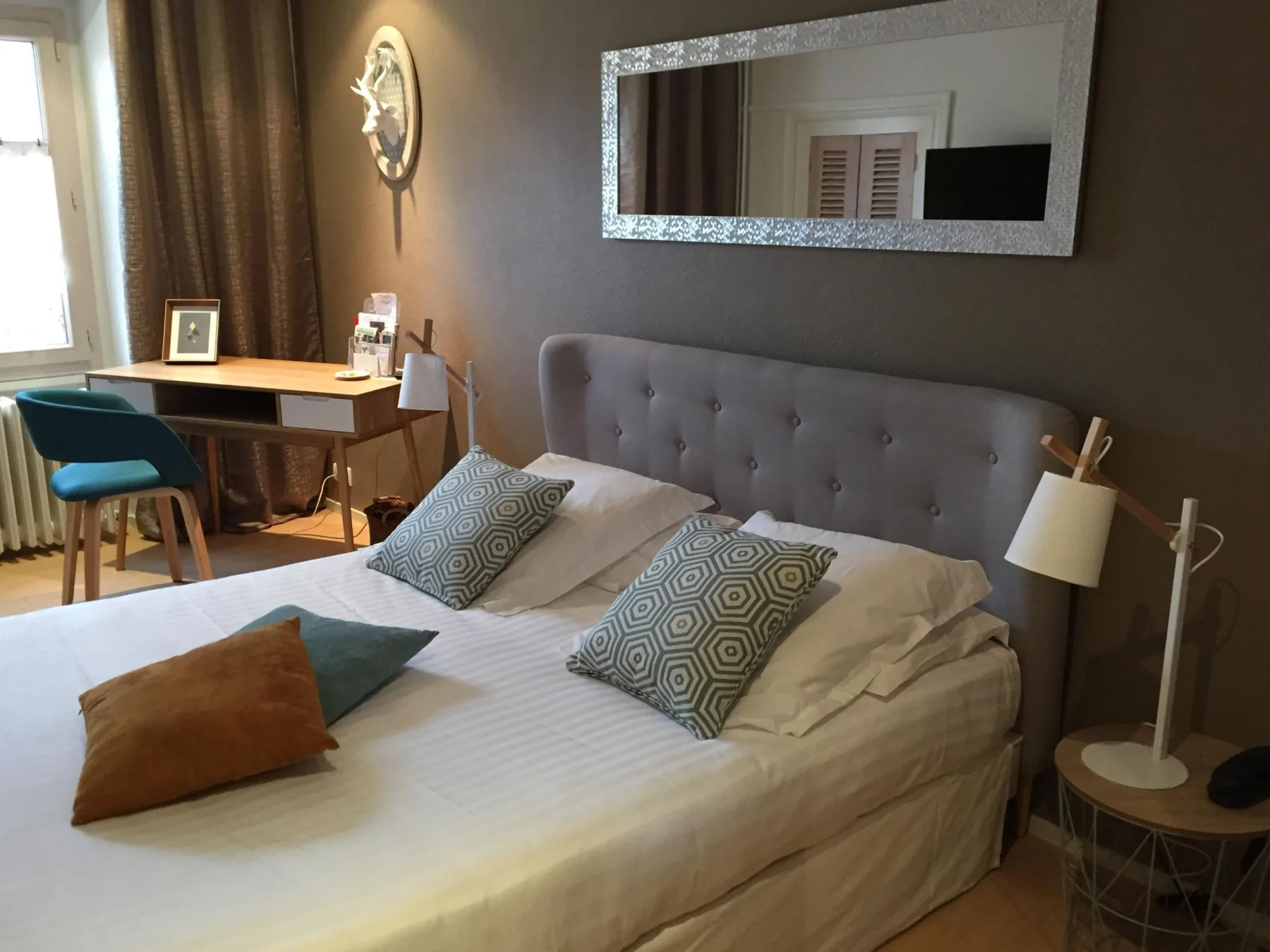 Habitación doble estándar del lado del pueblo