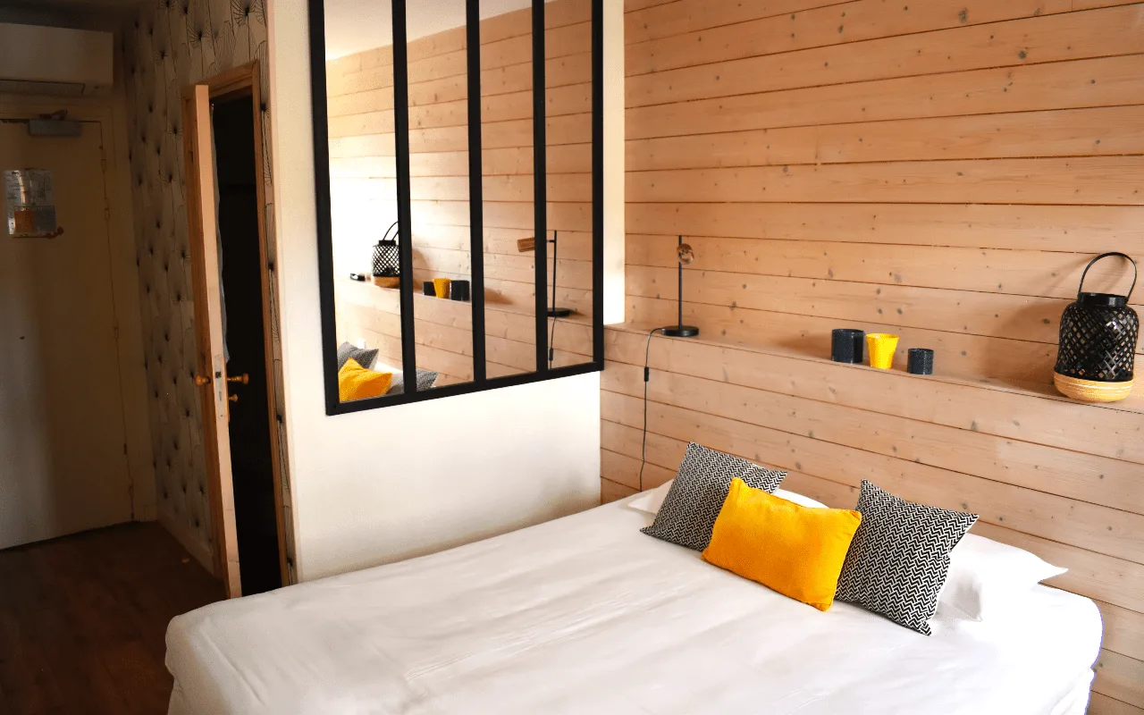 Habitación doble estándar del lado del pueblo