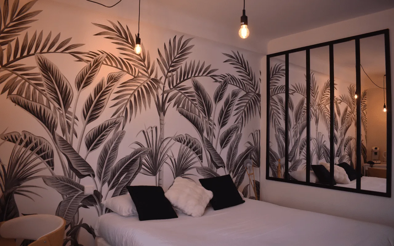 Habitación estándar del lado del pueblo con cama doble o dos camas individuales