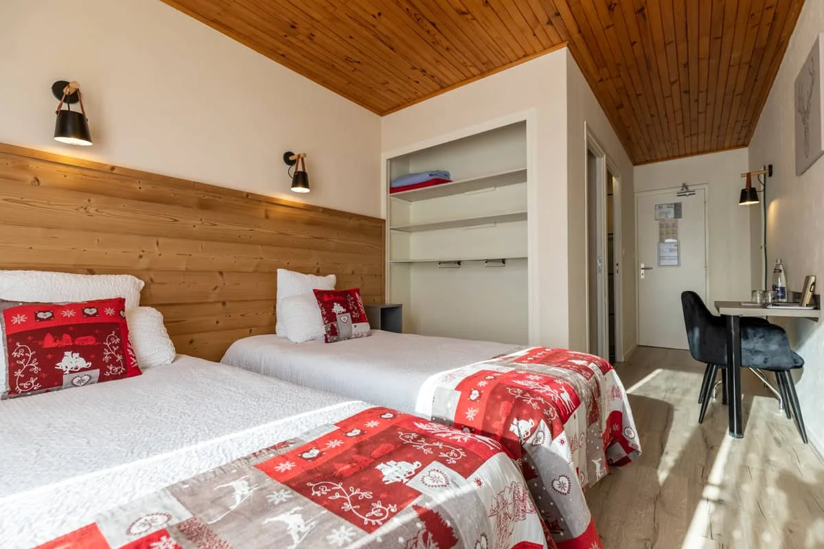 Comfort twin room at Le Vernay
