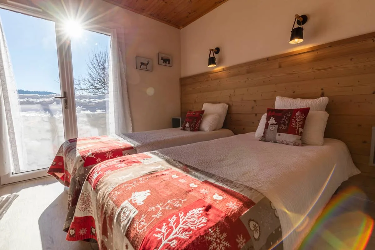 Comfort twin room at Le Vernay