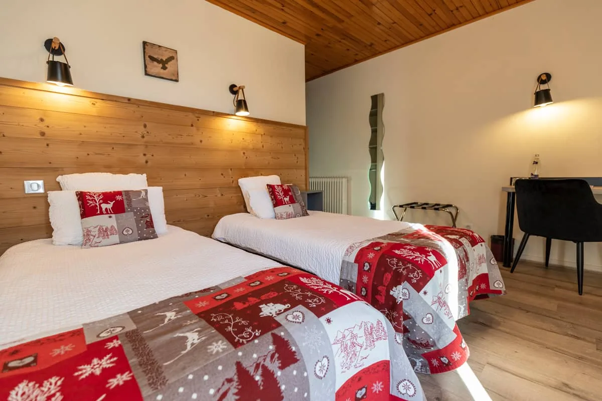 Comfort twin room at Le Vernay