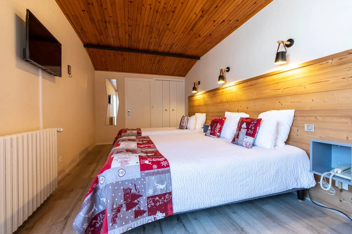 Family triple room at Le Vernay