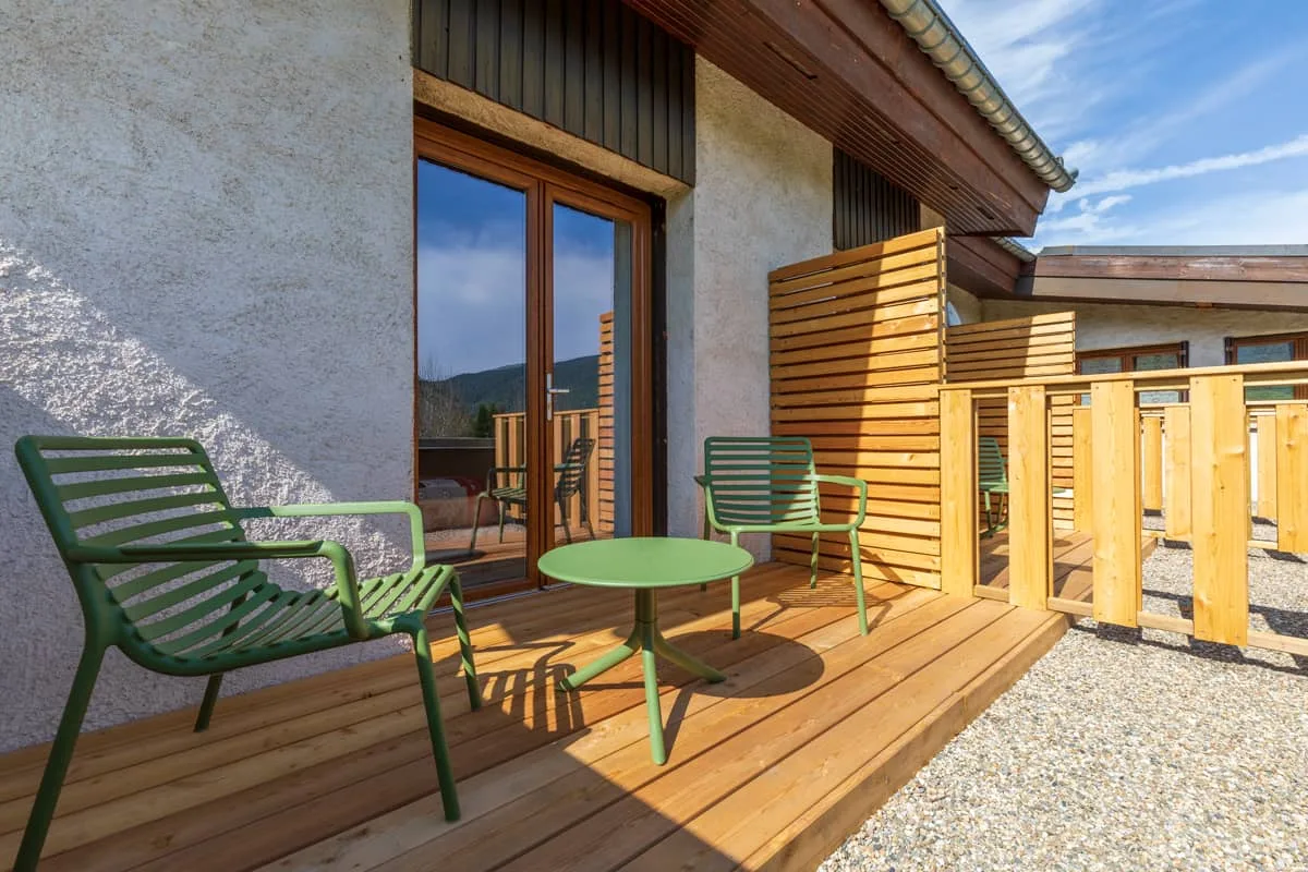 Guest room at Le Vernay