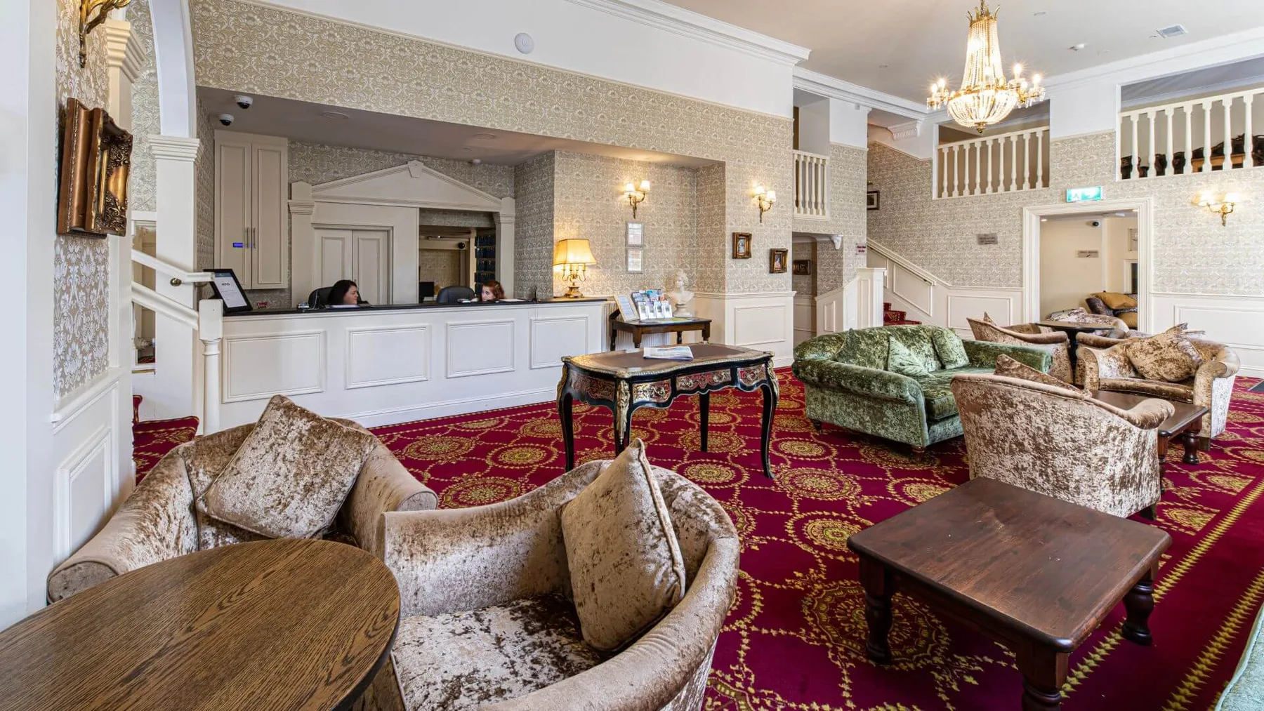 Ballina Manor Hotel reception area