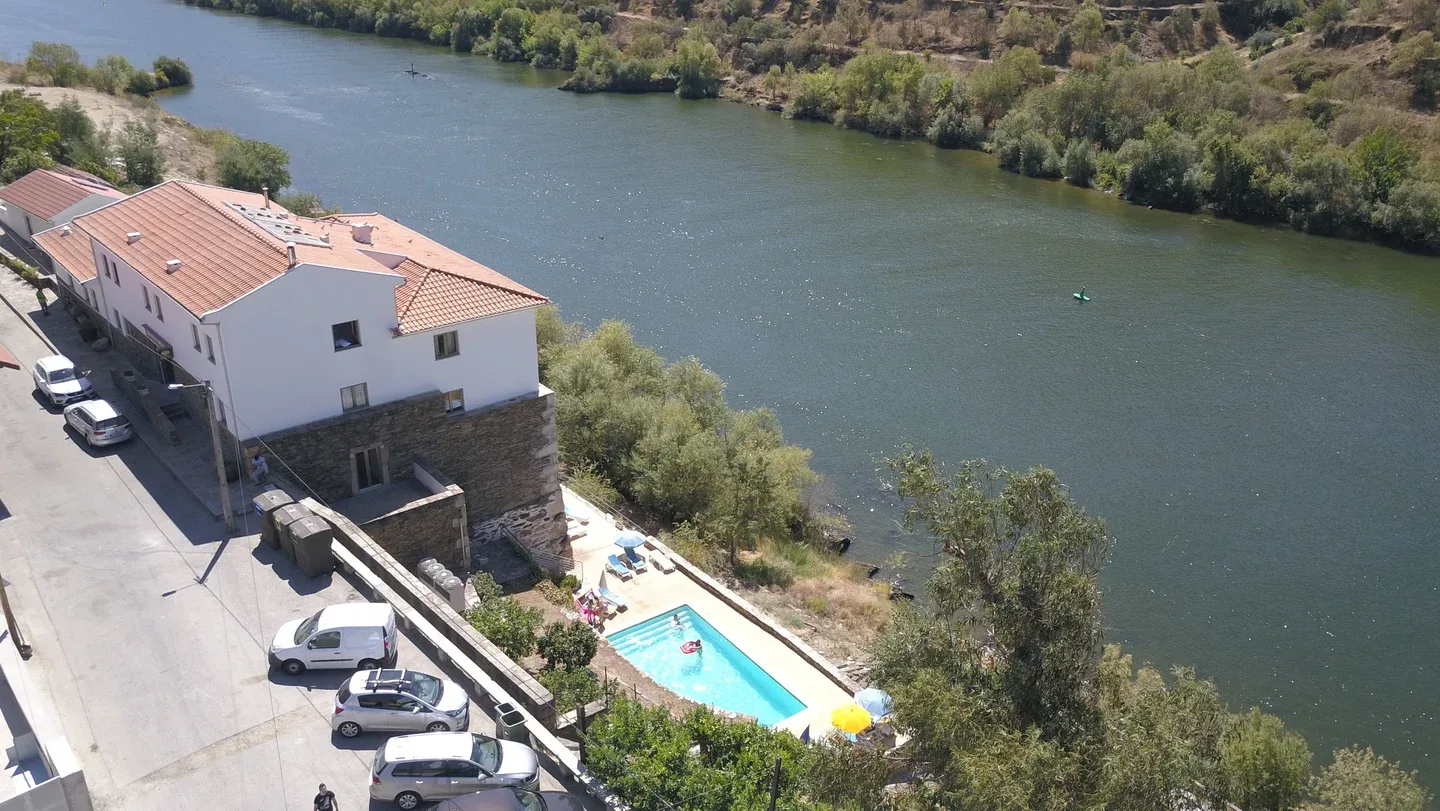 Aerial view of the Douro River landscape