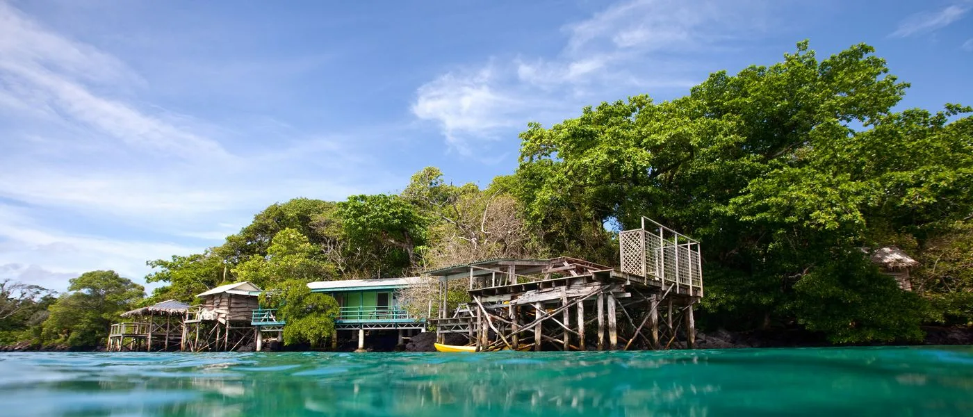 Samoa accommodation on lagoon