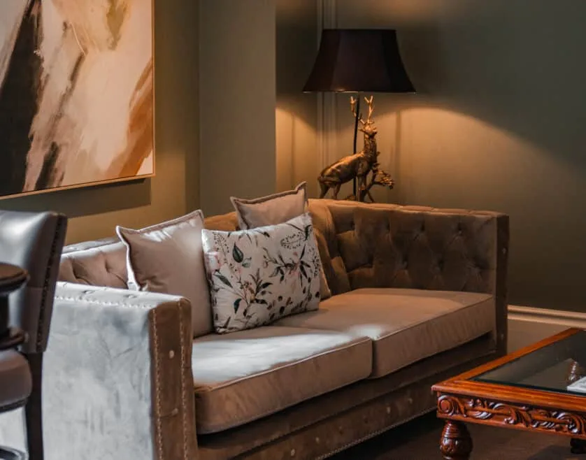 Lounge seating area at Muckross Park Hotel