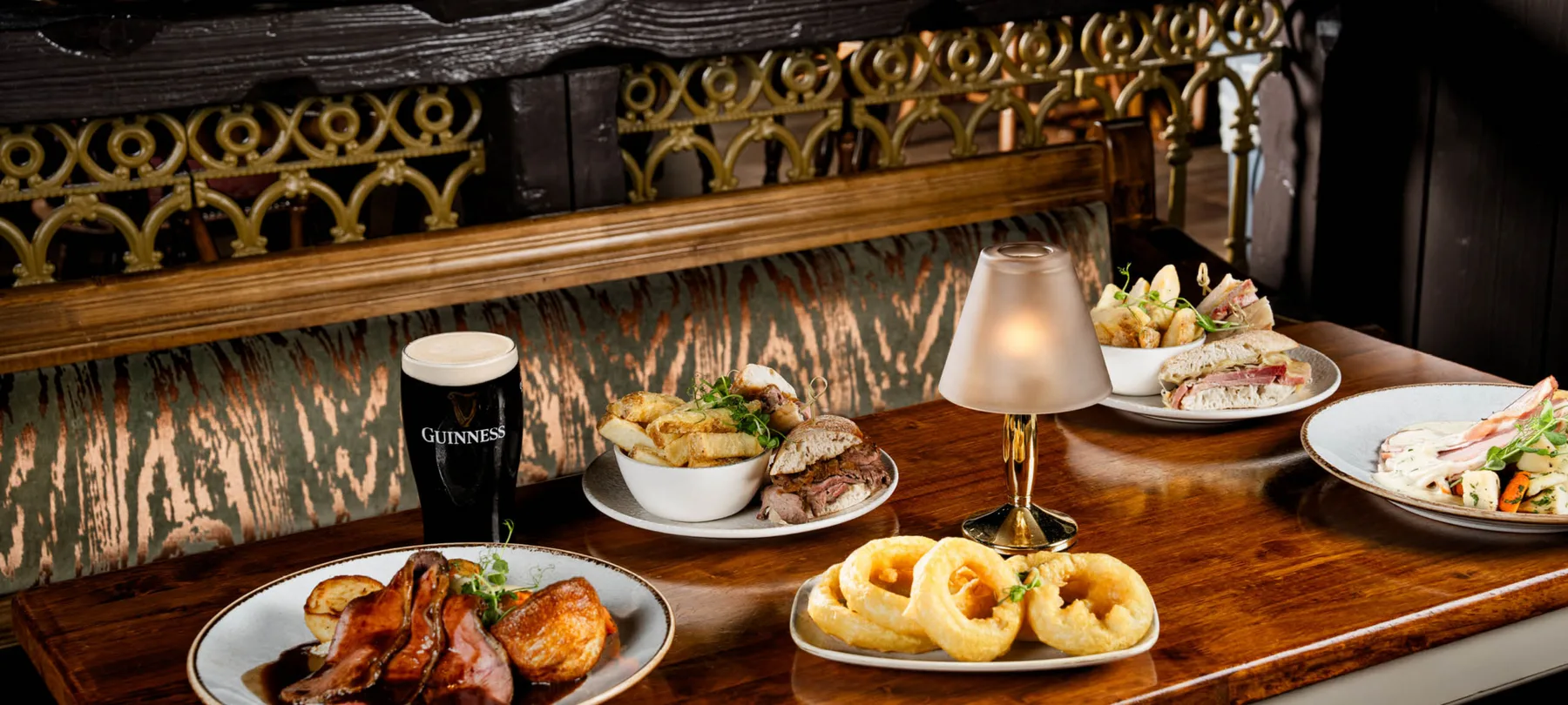 Pub dishes at Colgans