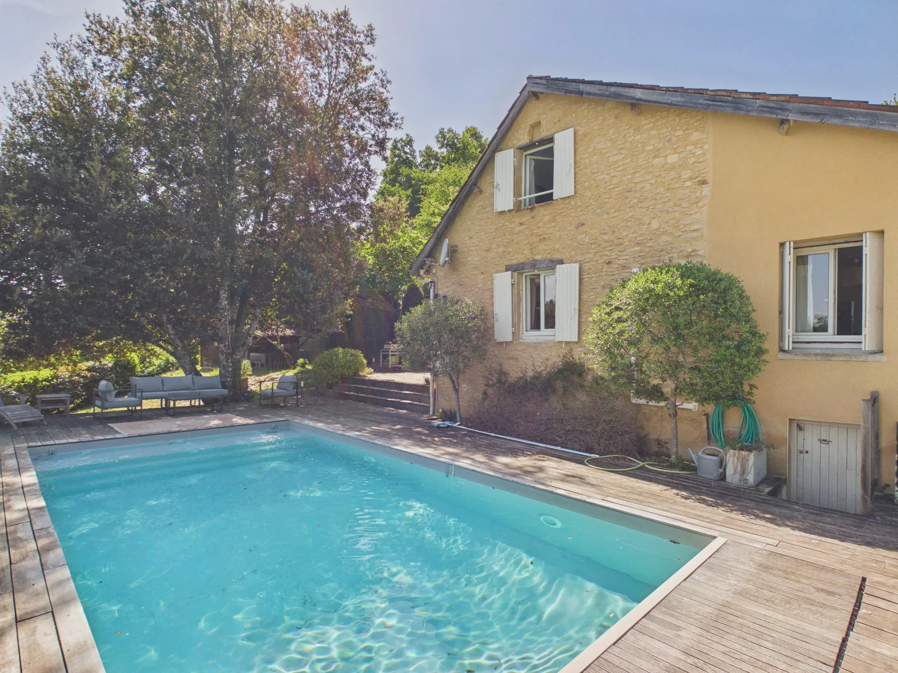Exterior de la casa de vacaciones