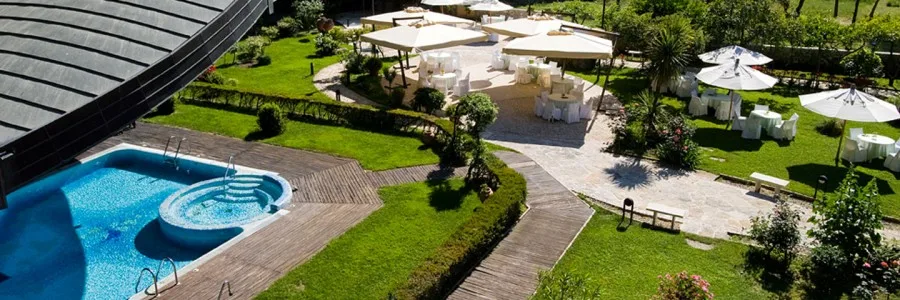 Hotel garden