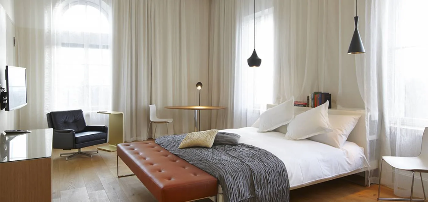 Habitación doble boutique en un hotel de Zúrich