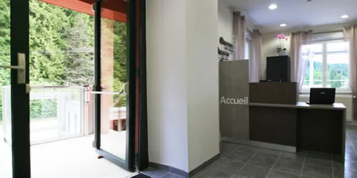 Recepción del hotel