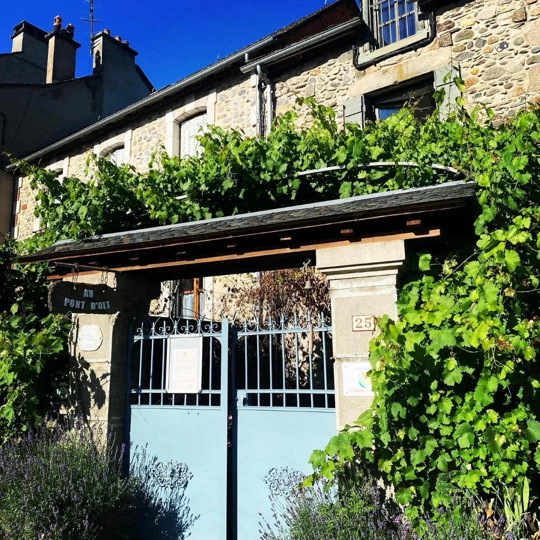 Exterior de la casa de huéspedes