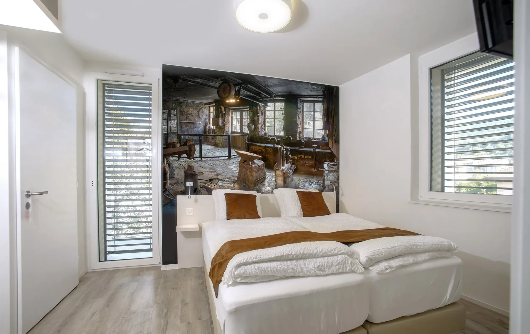Forge-themed room