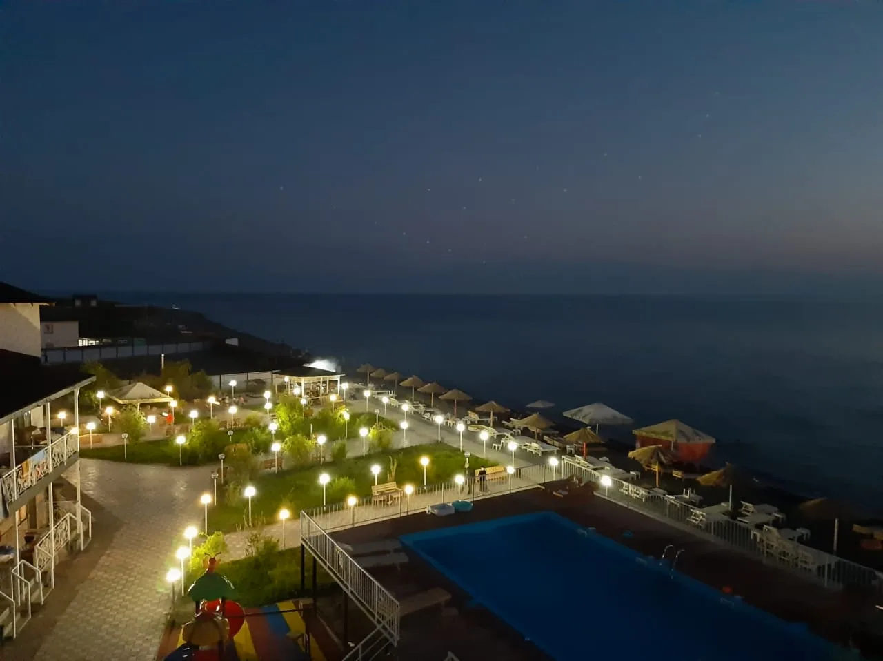 Vista del hotel Inju