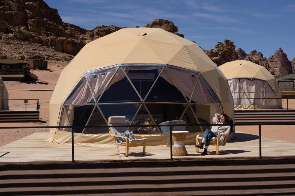 Inside a Martian Dome