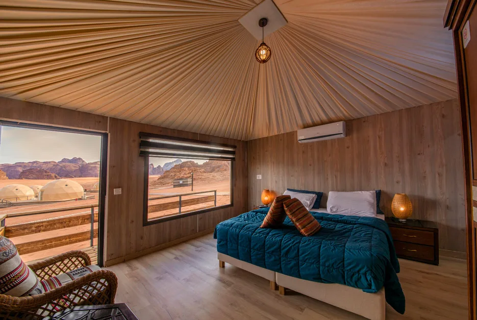 Inside a Royal tent