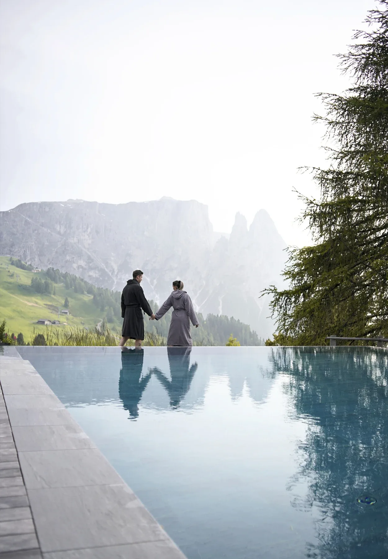 Outdoor pool at Hotel Rosa.