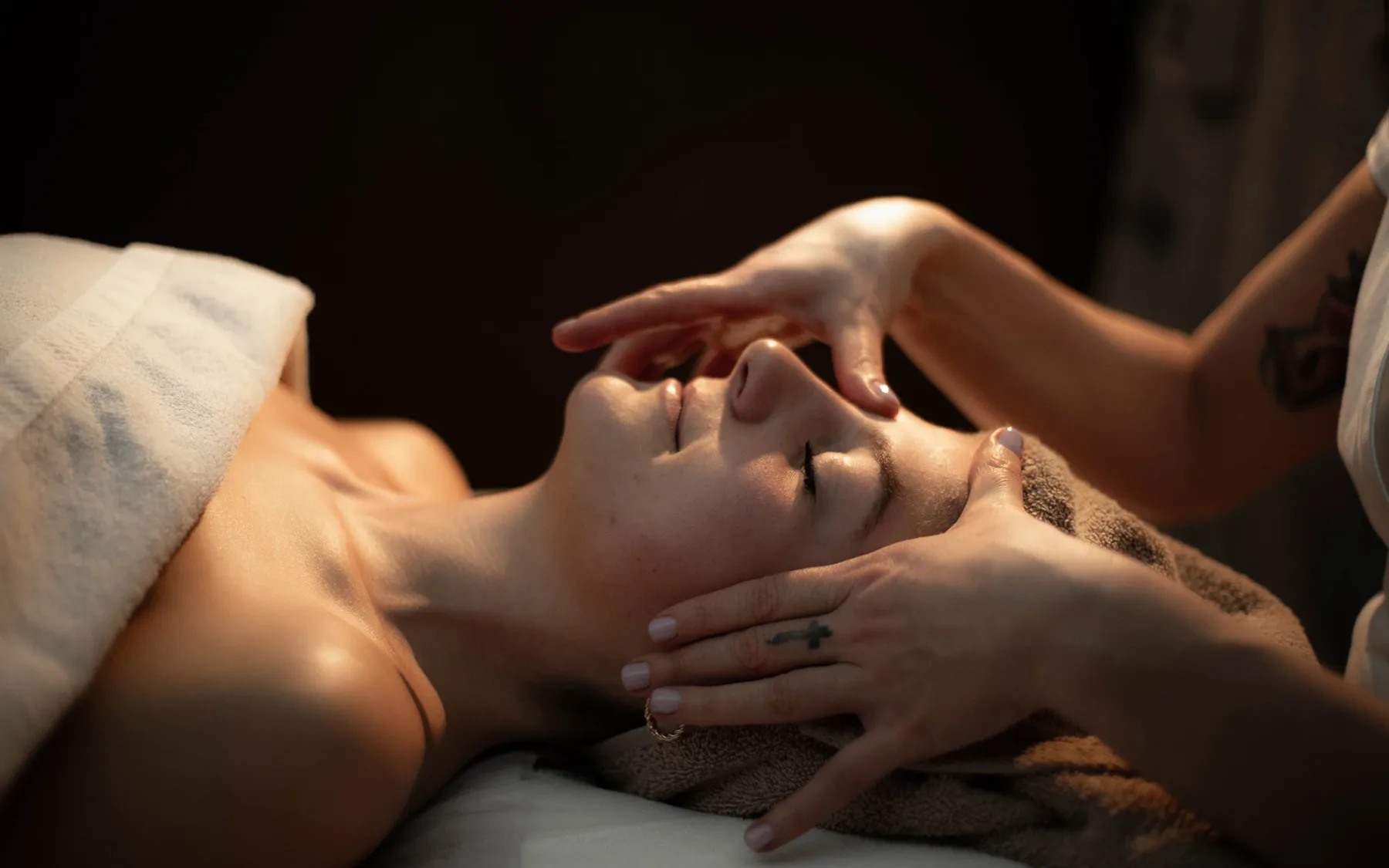 Spa massage treatment.