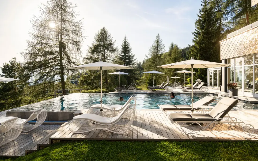 Outdoor pool at Hotel Rosa.