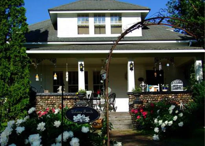 Front of the bed and breakfast