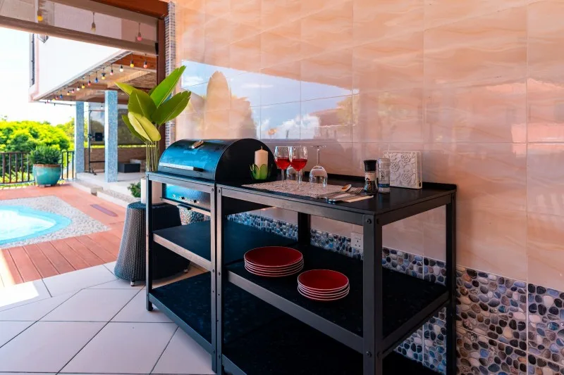 BBQ area