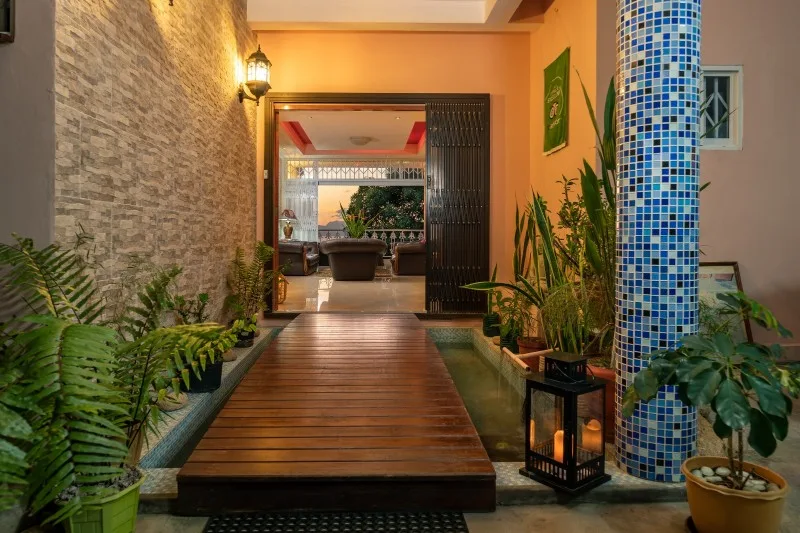 Villa entrance
