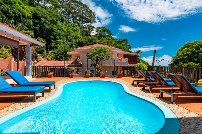Poolside area