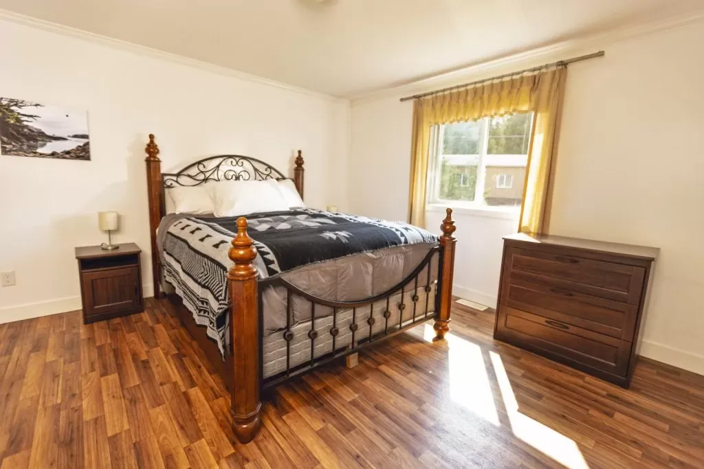 Dormitorio principal de la casa de vacaciones