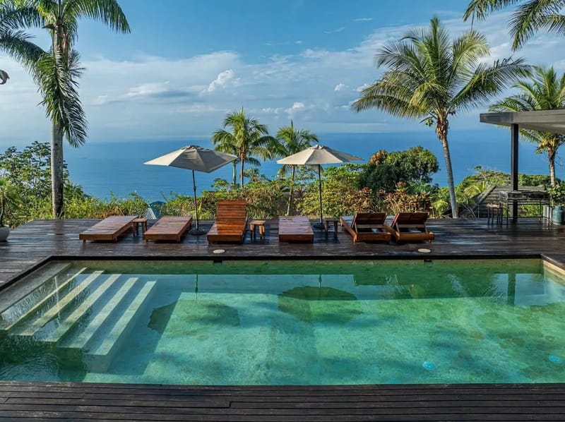 Modern Villa w/ Oceanview Terrace & Infinity Pool Access