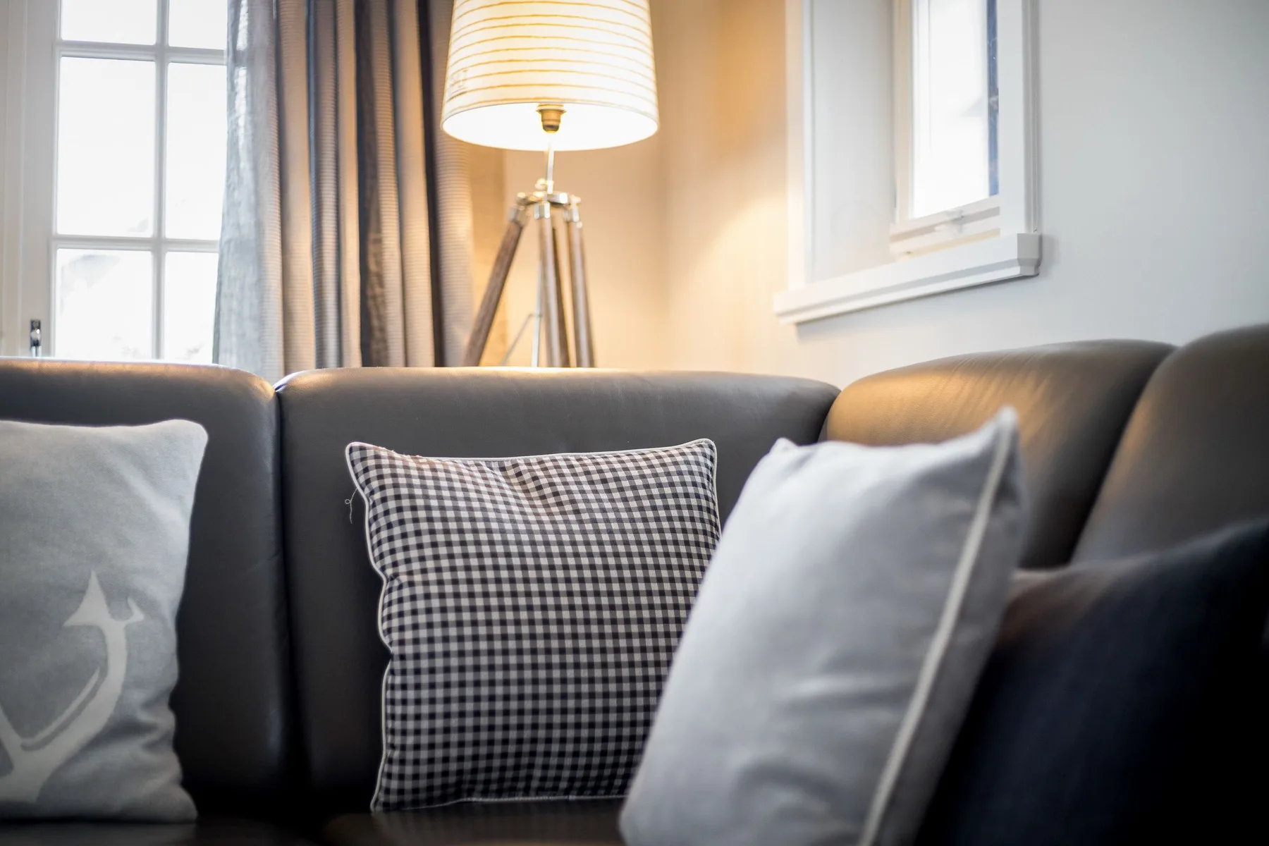 Reetgedecktes Haus nahe der Wenningstedter Promenade mit herrlichem Meerblick
