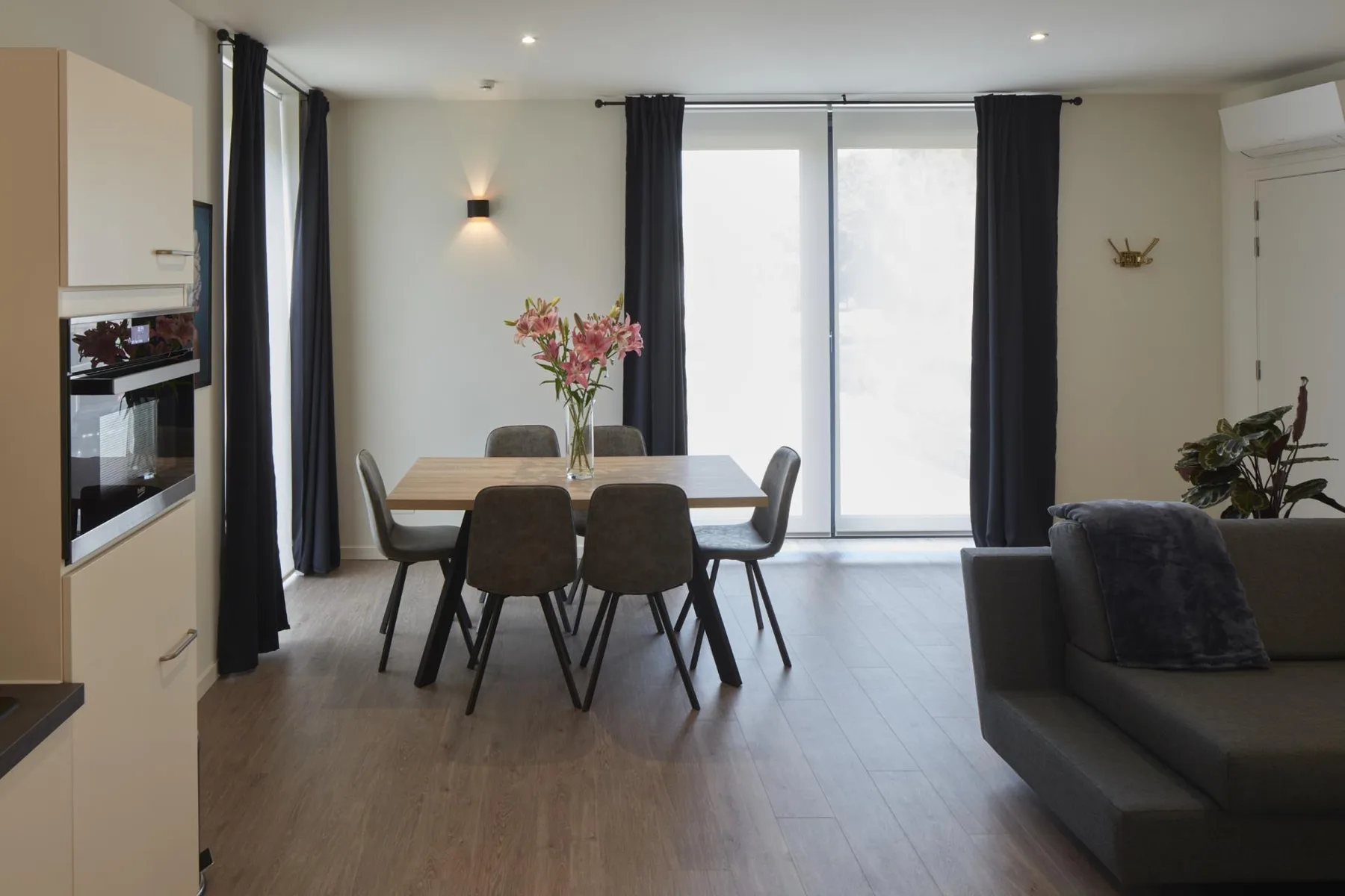 Apartment dining table and desk