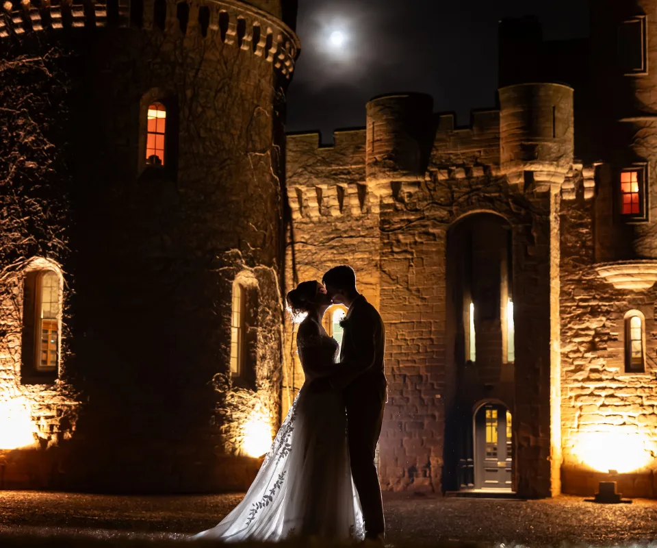 Dalhousie Castle wedding setting