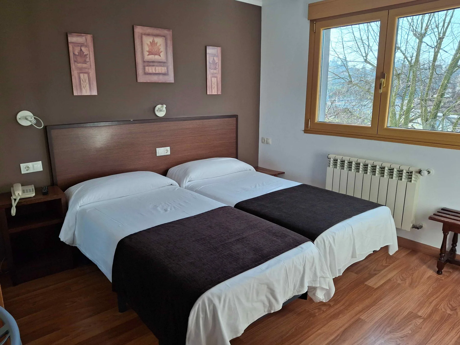 Habitación doble con dos camas individuales