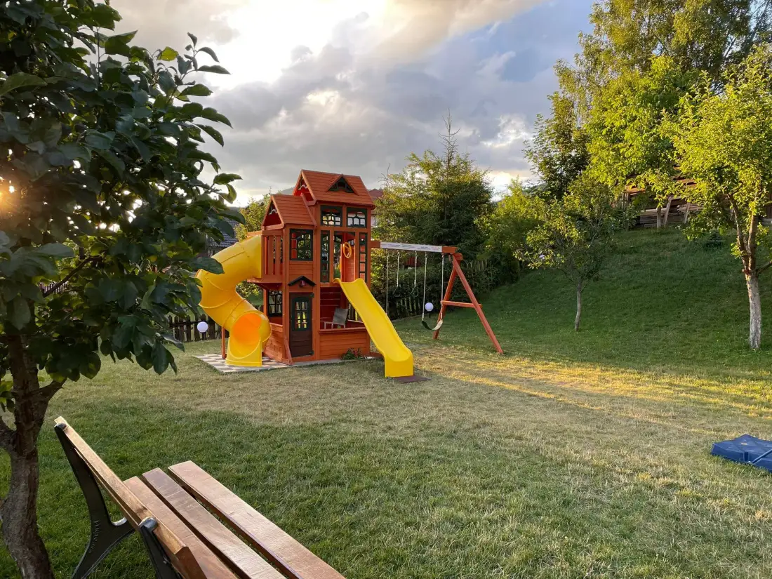 Zona de juegos al aire libre.
