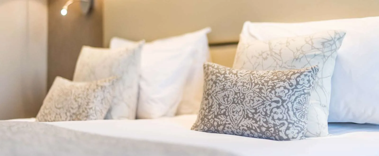 Imperial Hotel room bed detail