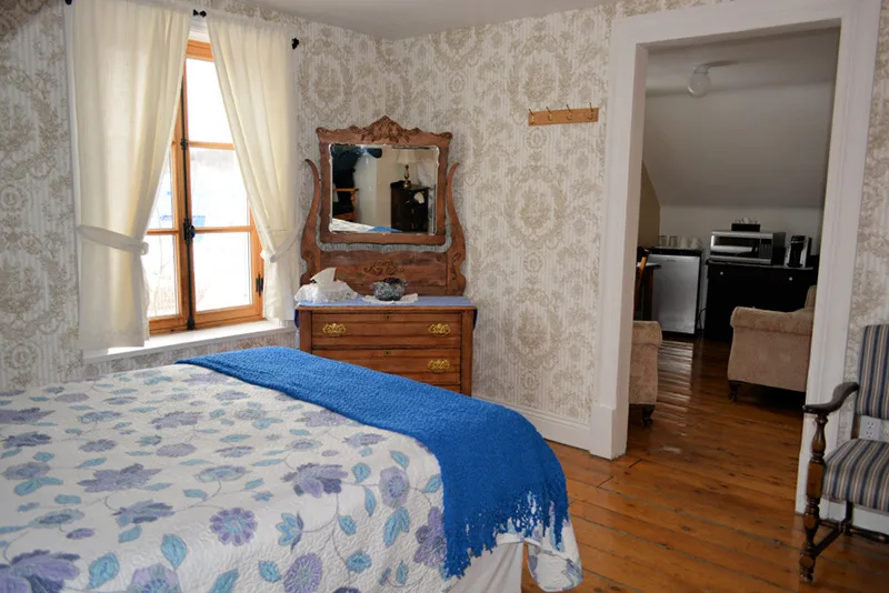 Zona de estar de la suite Princesse