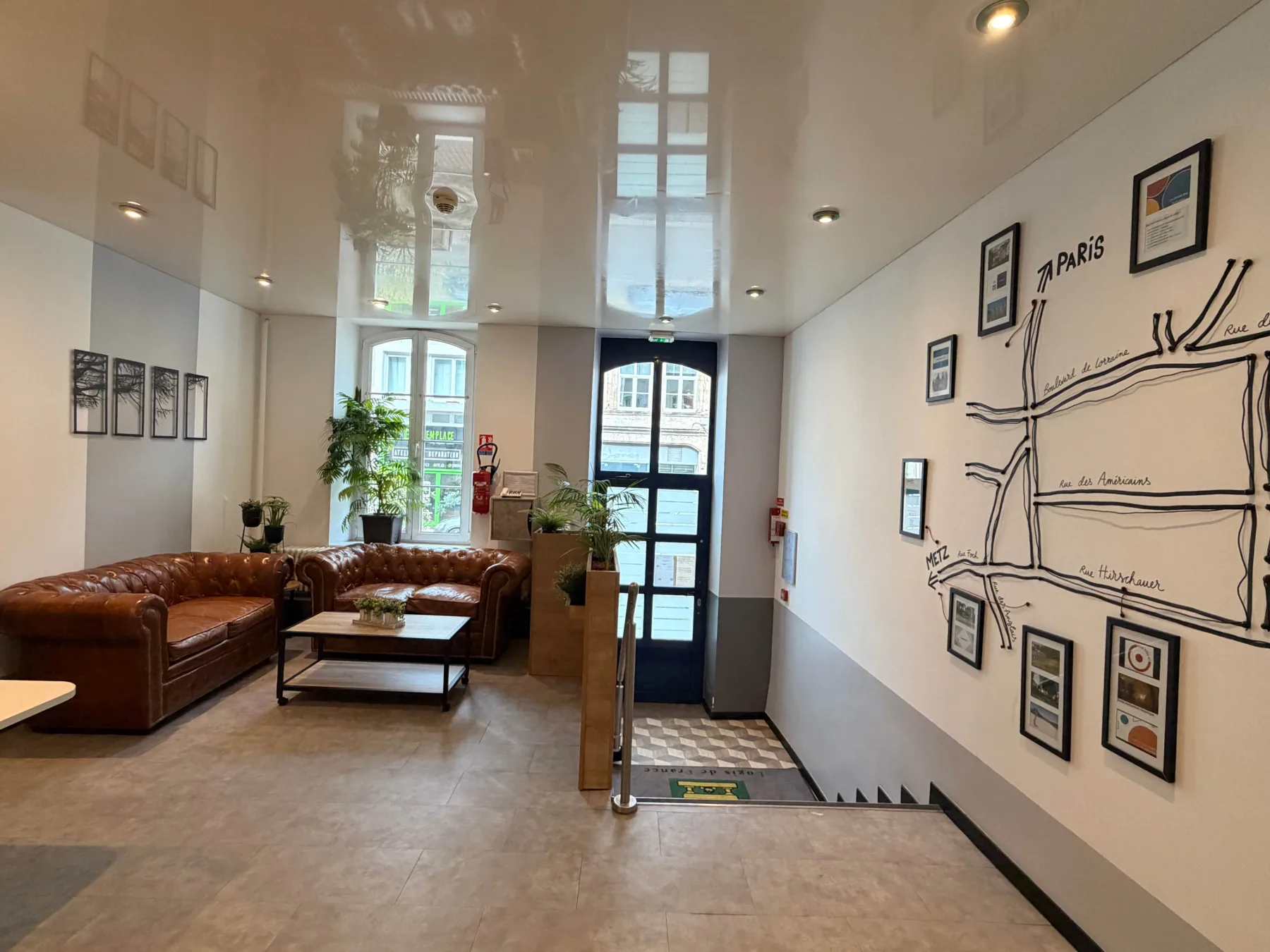 Recepción del hotel