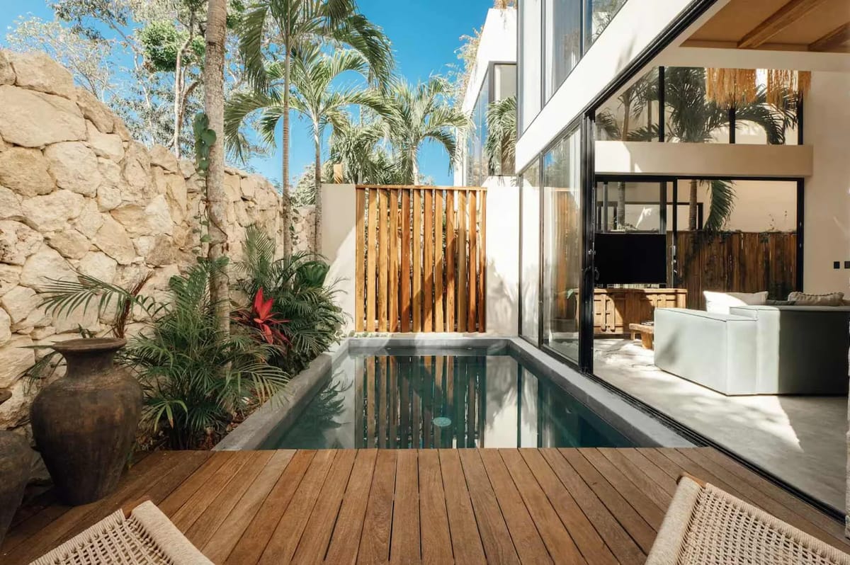 Peaceful 3BR Apartment with Terrace in Tulum