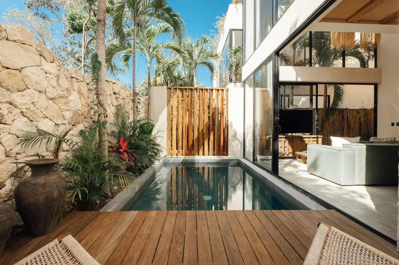 Peaceful 3BR Apartment with Terrace in Tulum