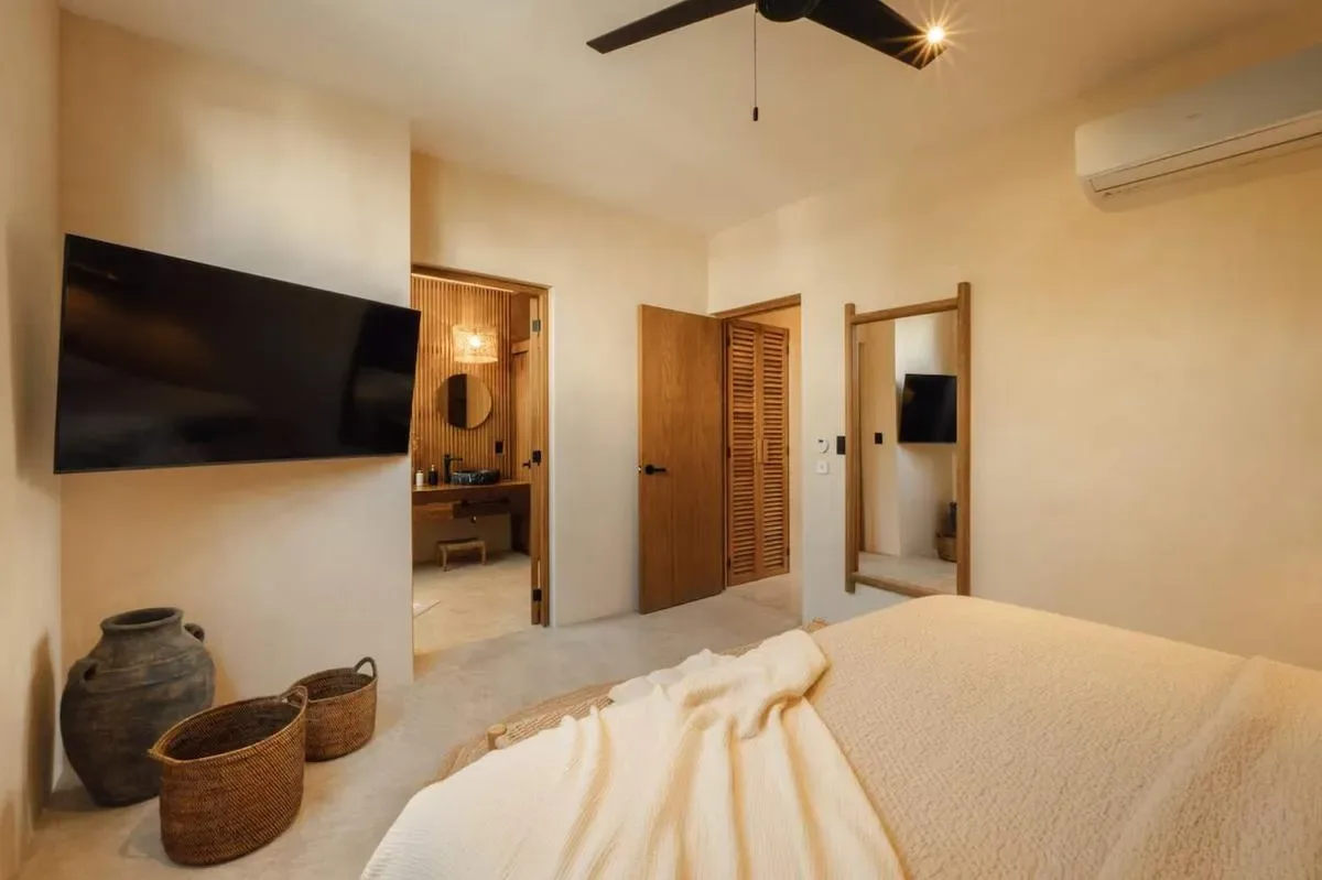 Peaceful 3BR Apartment with Terrace in Tulum