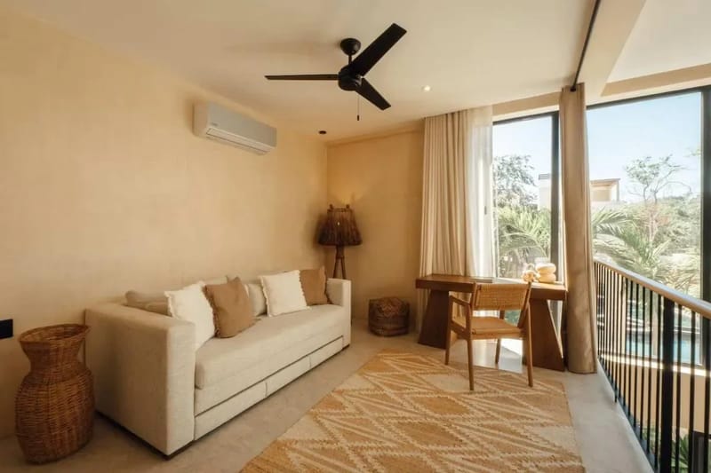 Peaceful 3BR Apartment with Terrace in Tulum