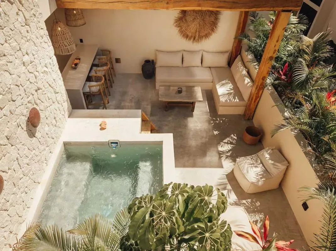 Peaceful 3BR Apartment with Terrace in Tulum