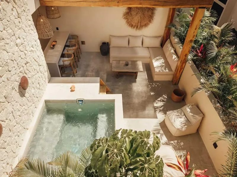 Peaceful 3BR Apartment with Terrace in Tulum